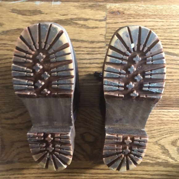 Dark brown J. Crew mules. - Picture 3 of 4
